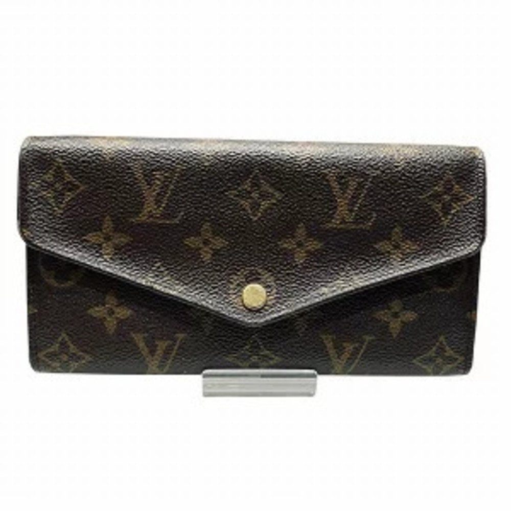 Louis Vuitton Monogram Portefeuille Sarah Long Wallet Bi fold Accessories